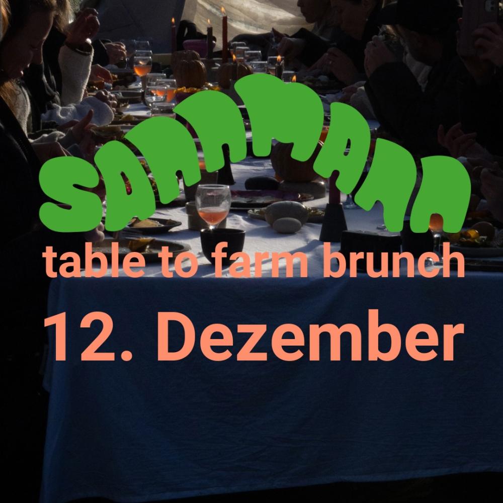 Table to Farm Brunch 12. Dezember
