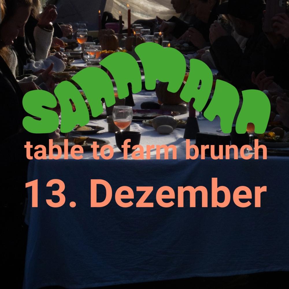 Table to Farm Brunch 13. Dezember