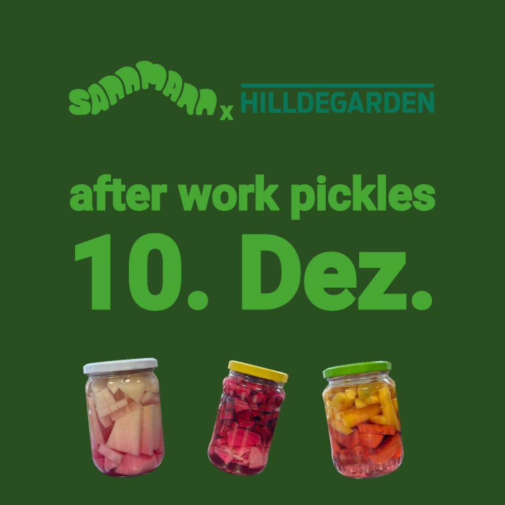 After Work Pickles im Bunker 10. Dezember