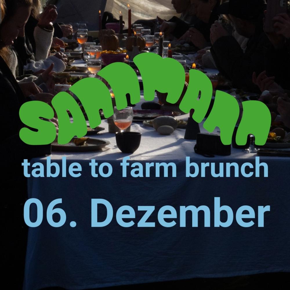 Table to Farm Brunch 06. Dezember