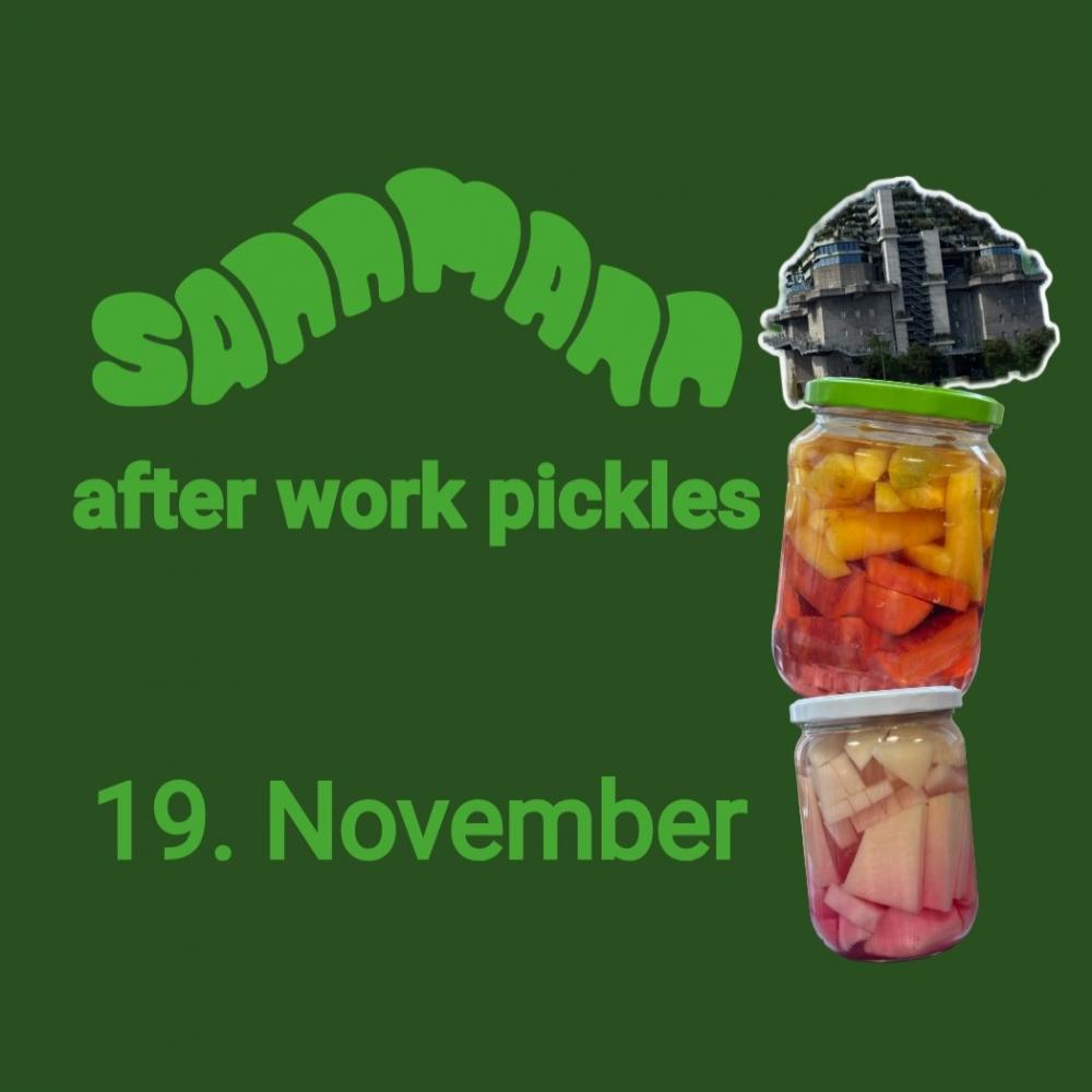 After work pickles im Bunker