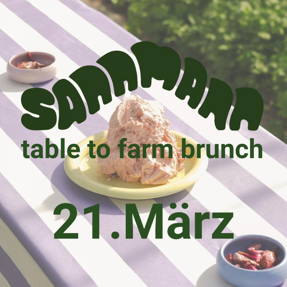 Table to Farm Brunch 21. März