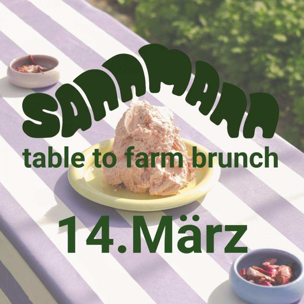 Table to Farm Brunch 14. März